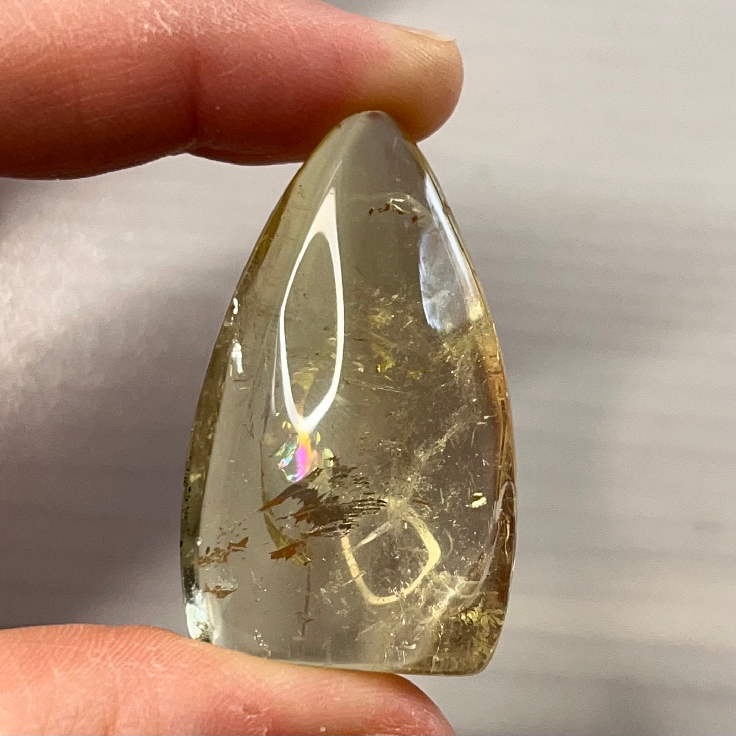 Freeform in citrino naturale