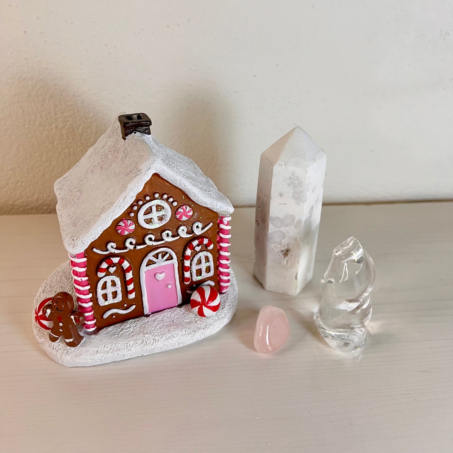 Brucia incenso casa pan di zenzero rosa