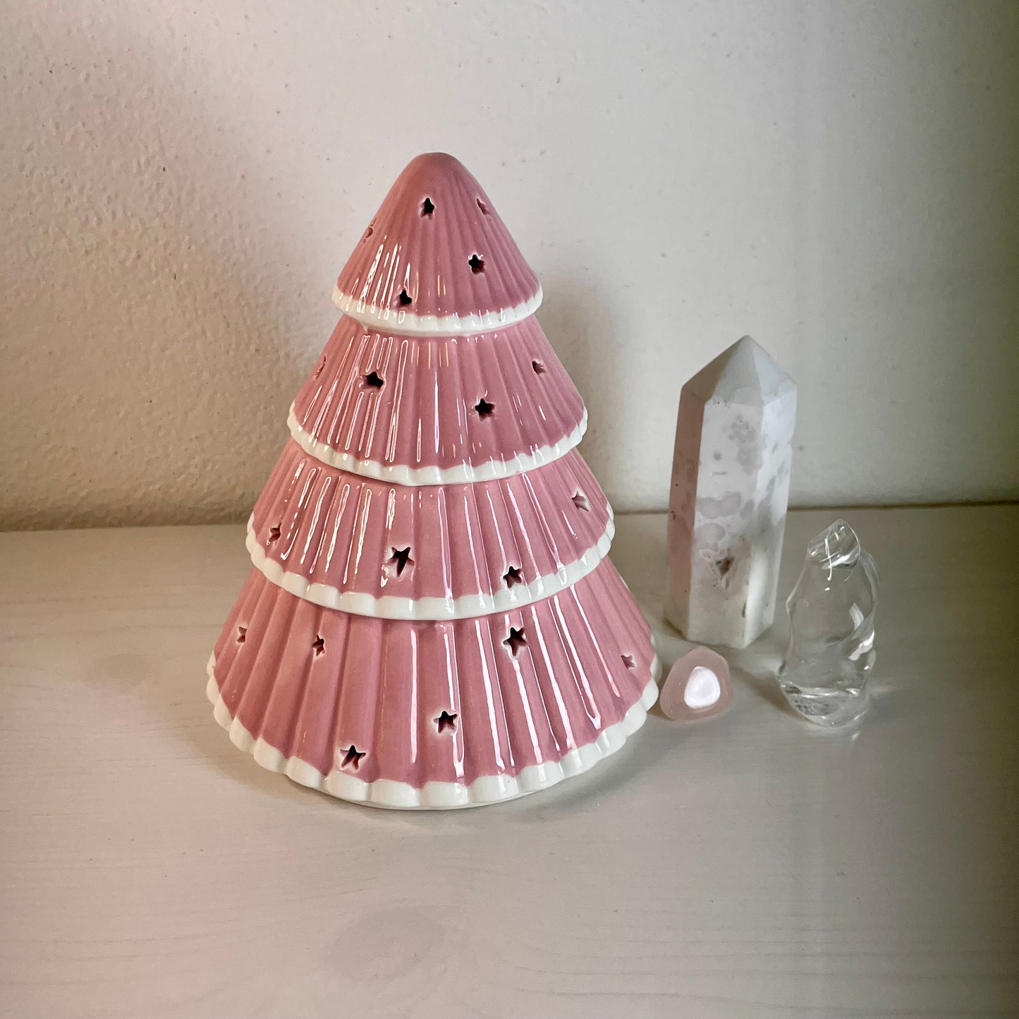 Brucia essenze albero rosa