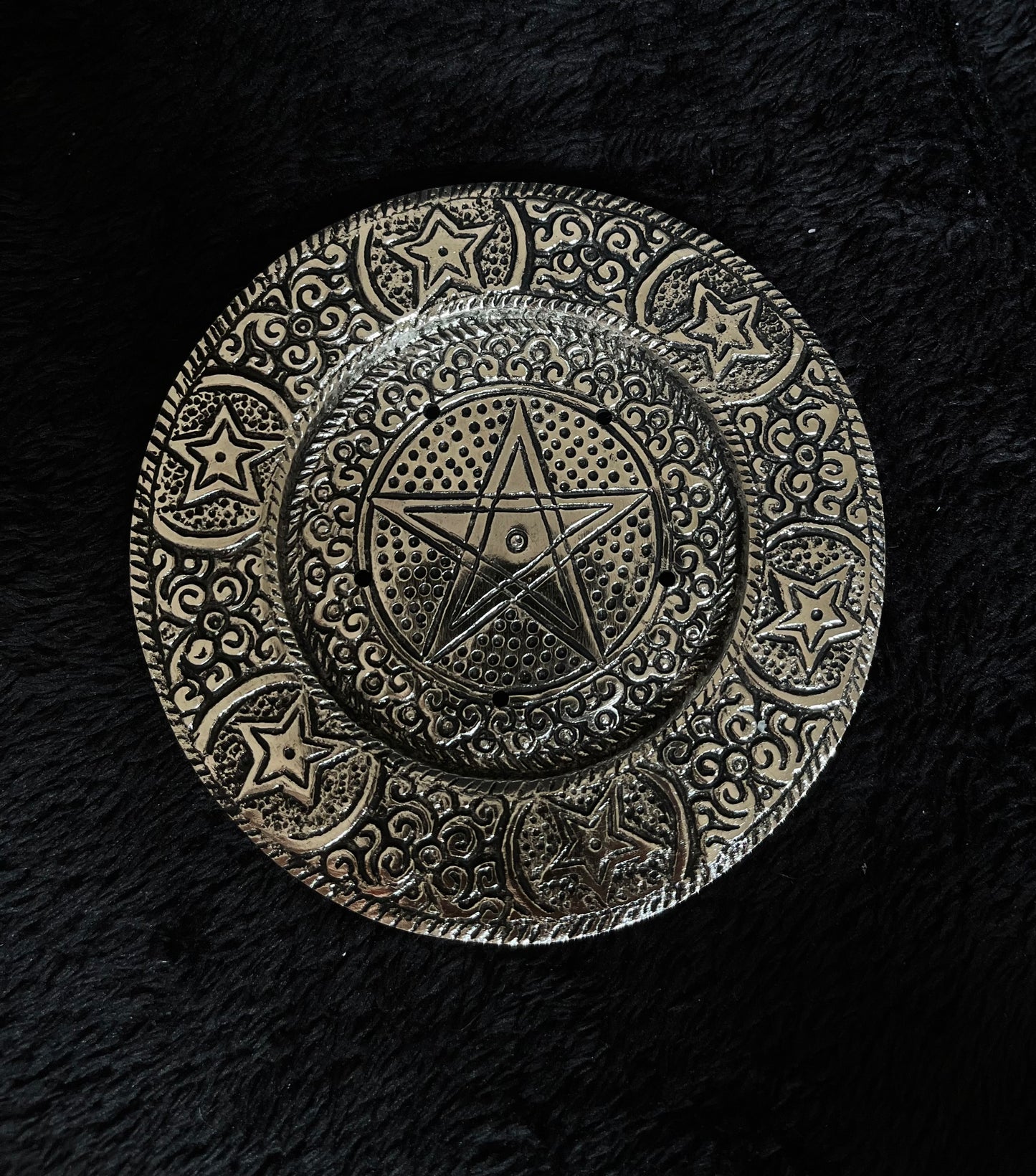 Brucia incensi piattino con petacolo