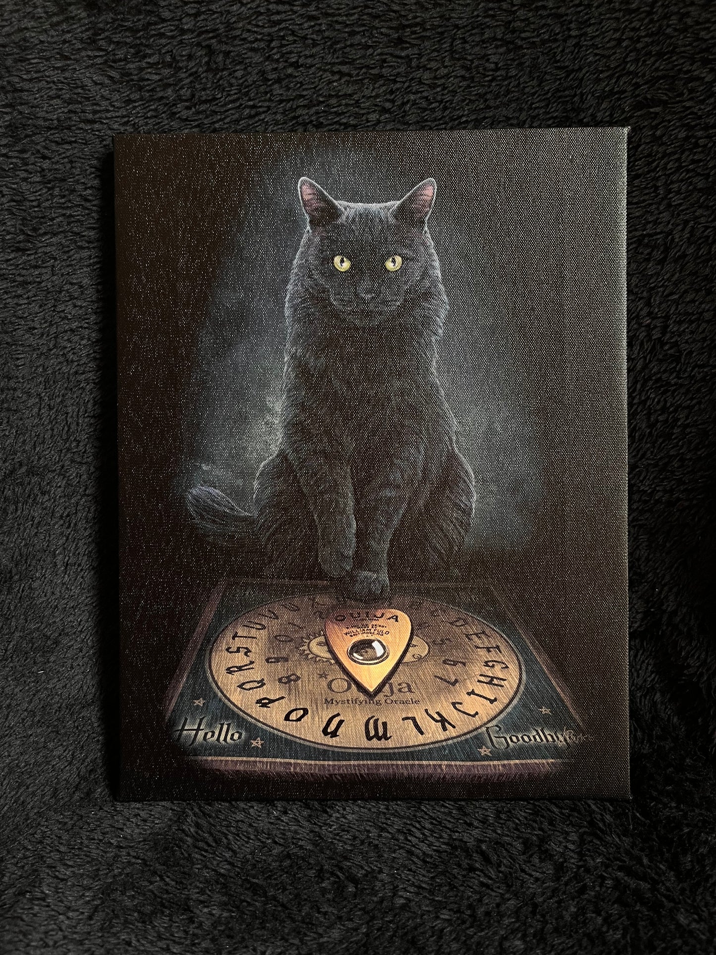Tela gatto tavola ouija