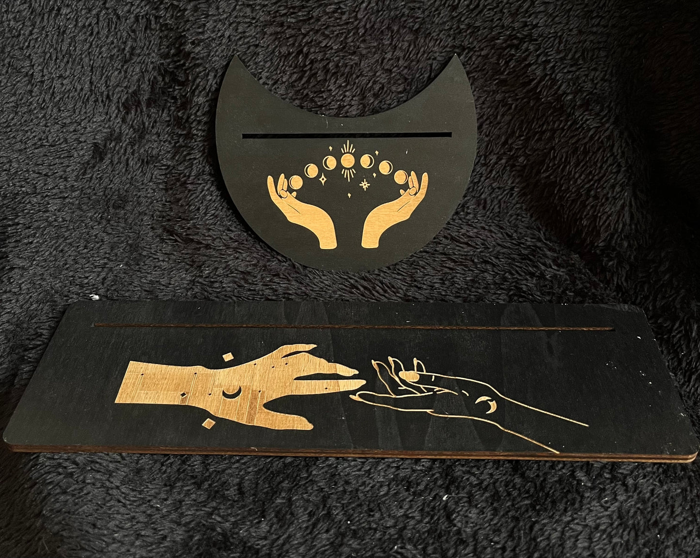 Supporto in legno per lettura tarocchi/oracoli