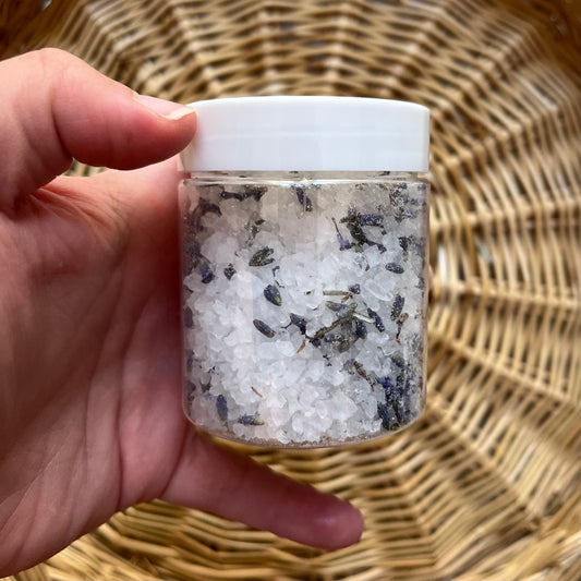 Sali da bagno alla lavanda