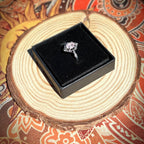 Anello in quarzo rosa