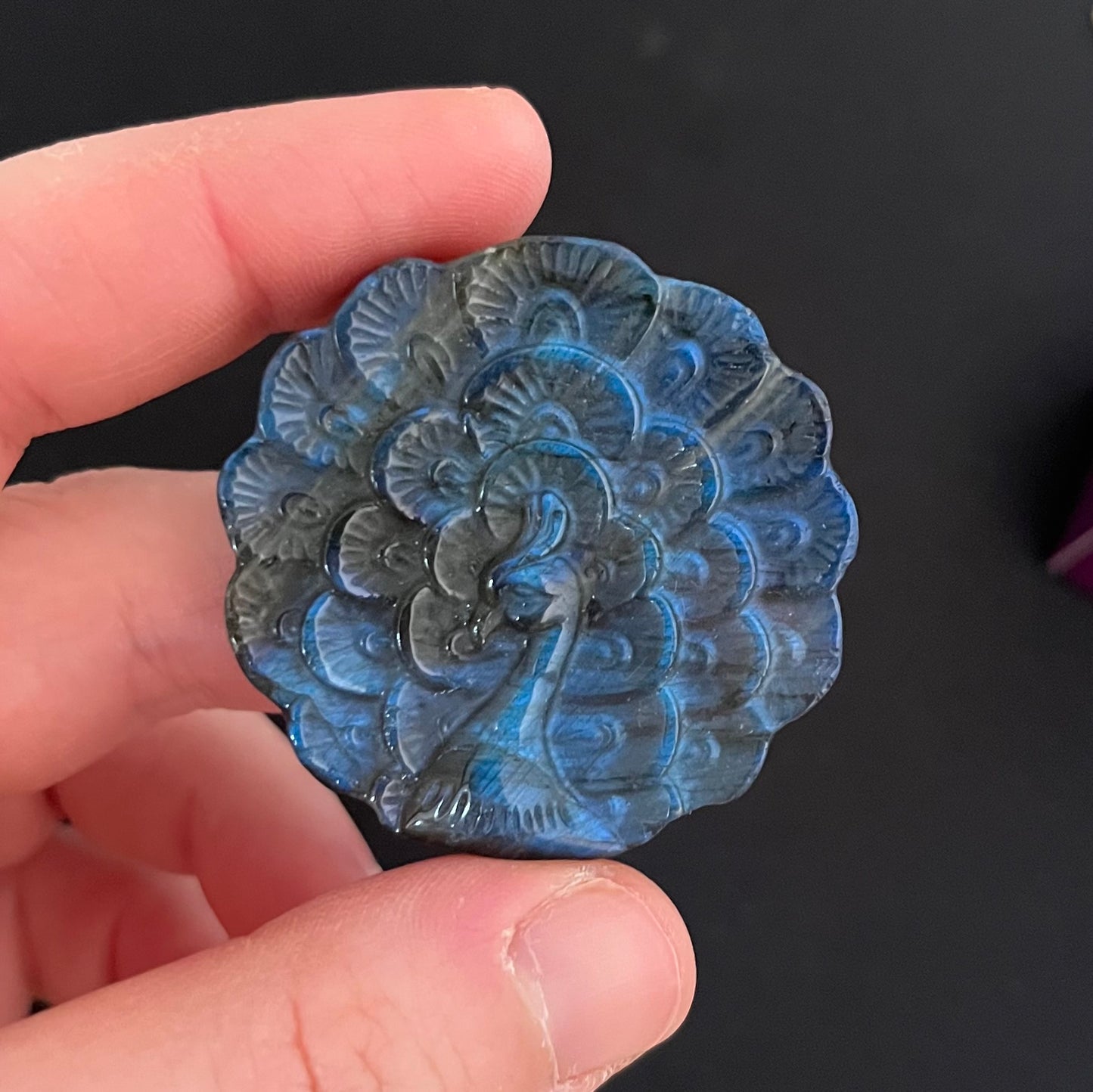 Pavone in labradorite