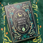 Scatola a forma di libro Green Witch