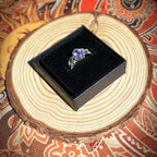 Anello in quarzo rosa lavanda