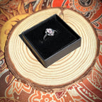 Anello in quarzo rosa