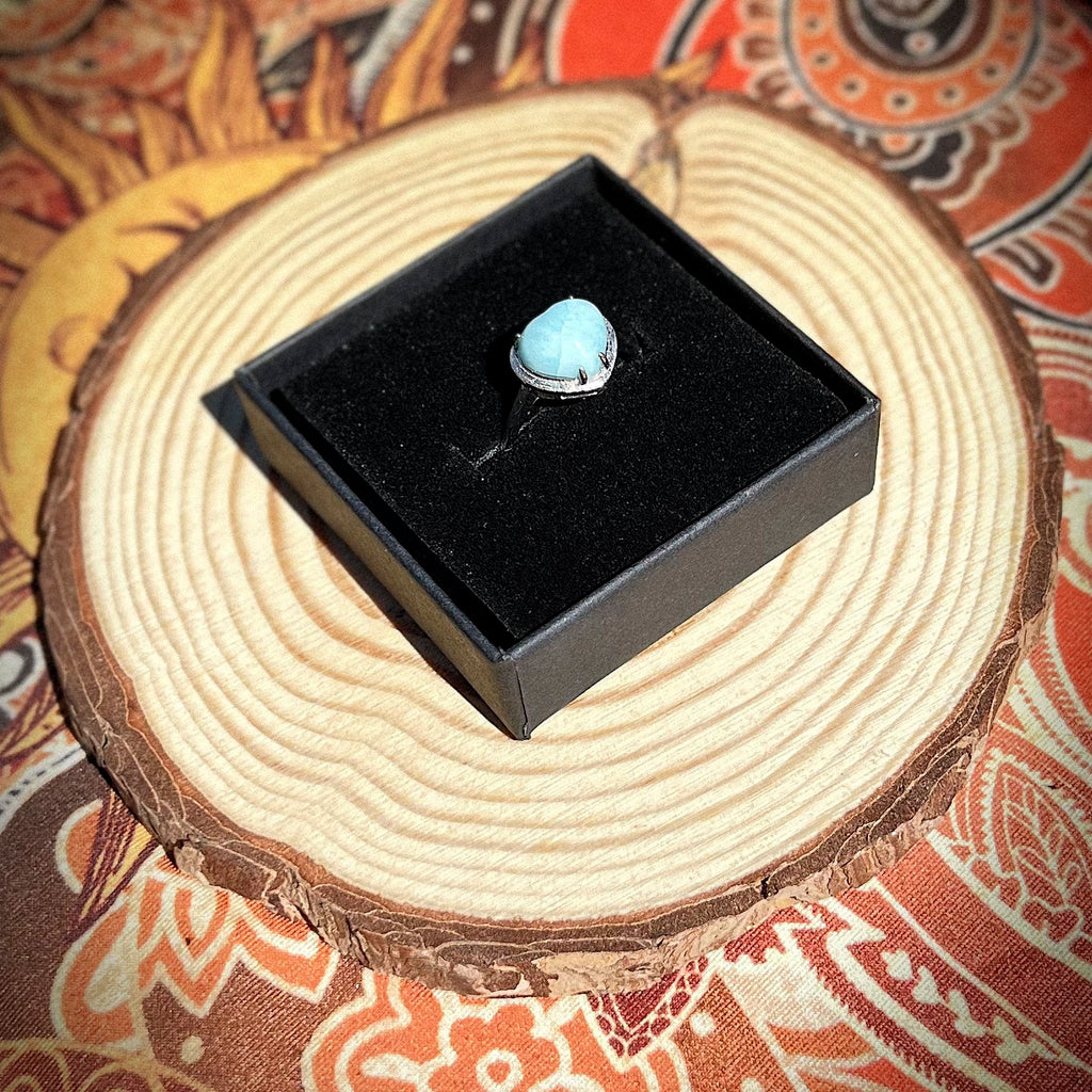 Anello in larimar