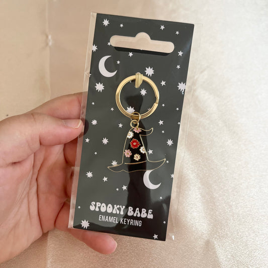 Portachiavi cappello da strega