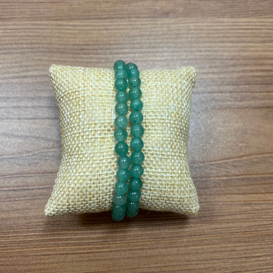 Bracciale in avventurina verde