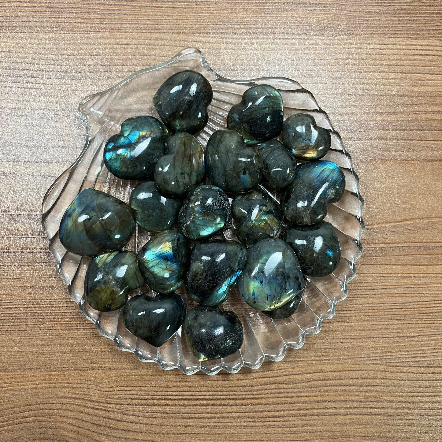 Cuori in labradorite