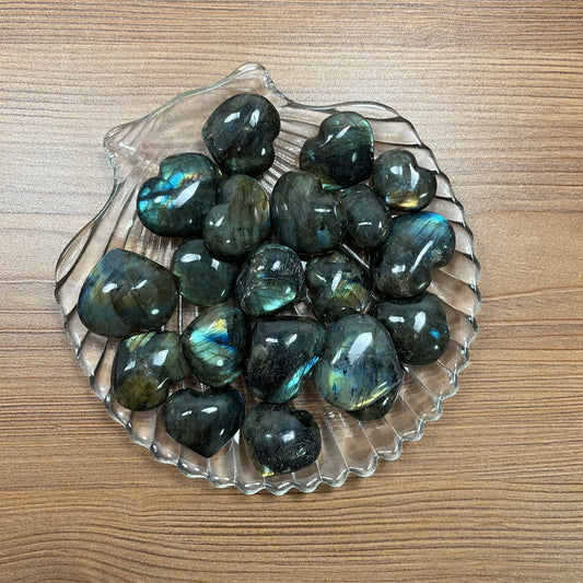 Cuori in labradorite