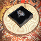 Anello in quarzo rutilato