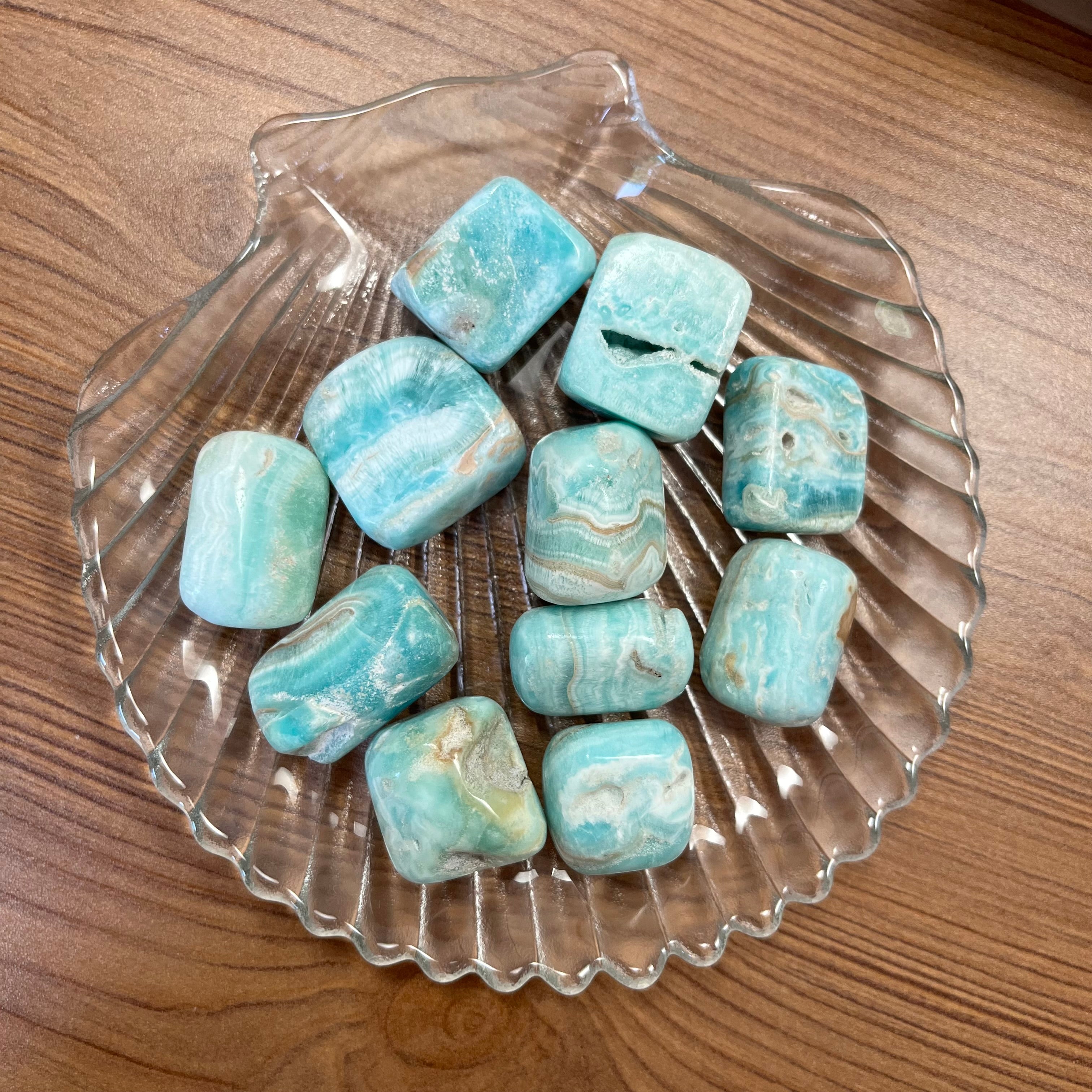 Aragonite blu