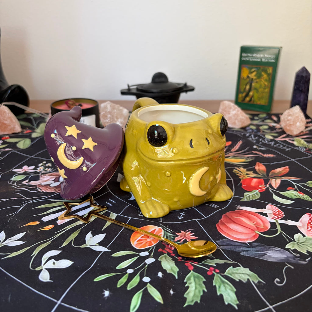 Tazza rospo magico con cucchiaino