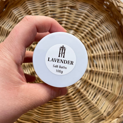 Sali da bagno alla lavanda