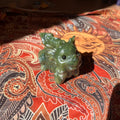 Draghetto sognatore in giada verde