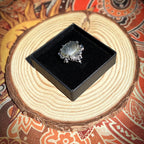 Anello in labradorite