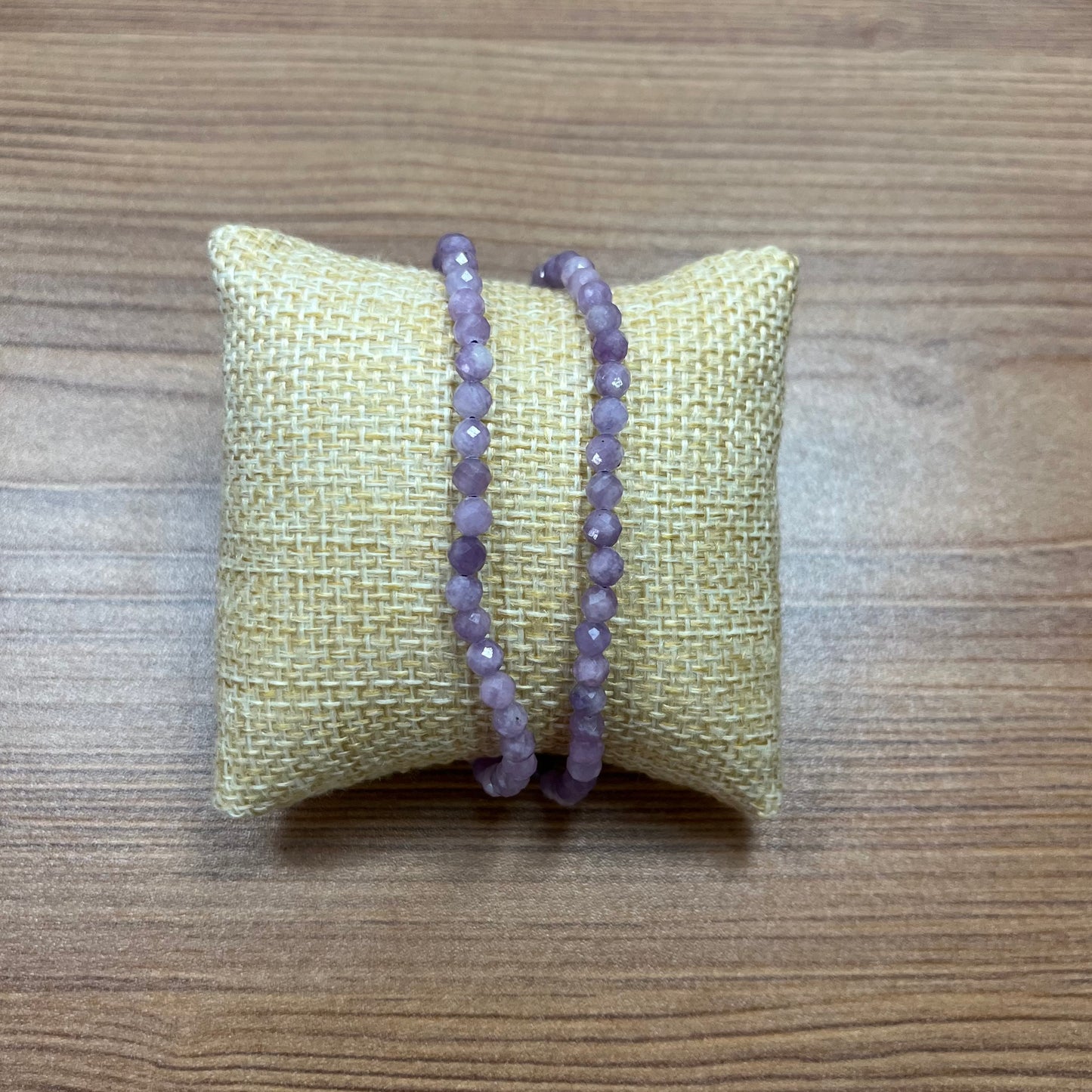 Bracciale sfaccettato in kunzite