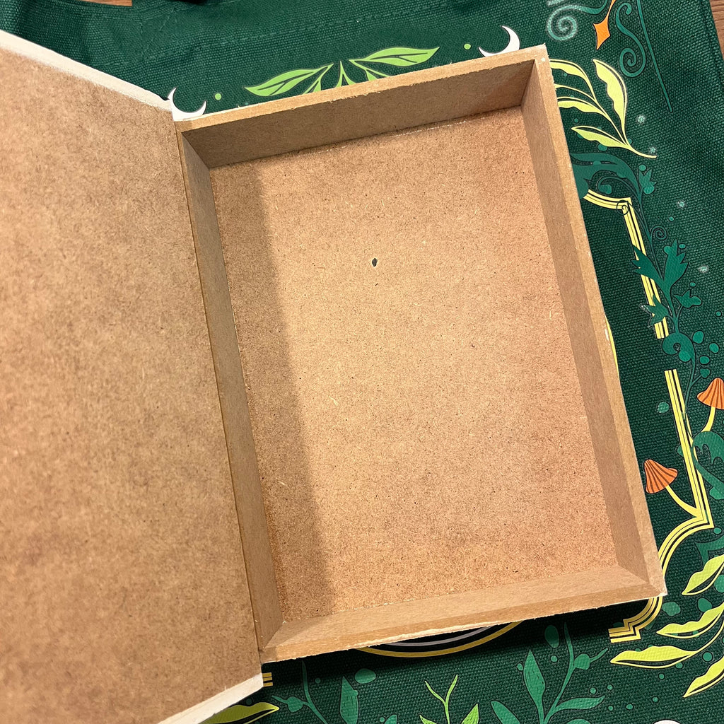 Scatola a forma di libro Green Witch