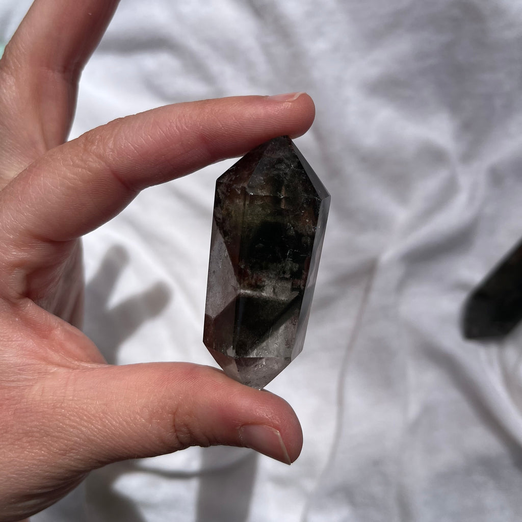 DT in garden quartz o lodolite