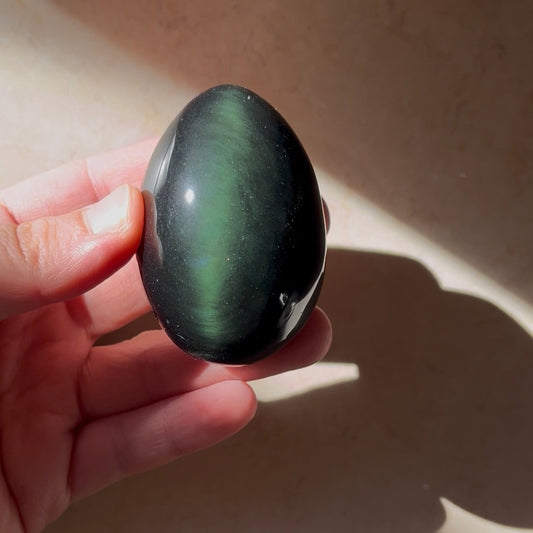 Uova in ossidiana arcobaleno