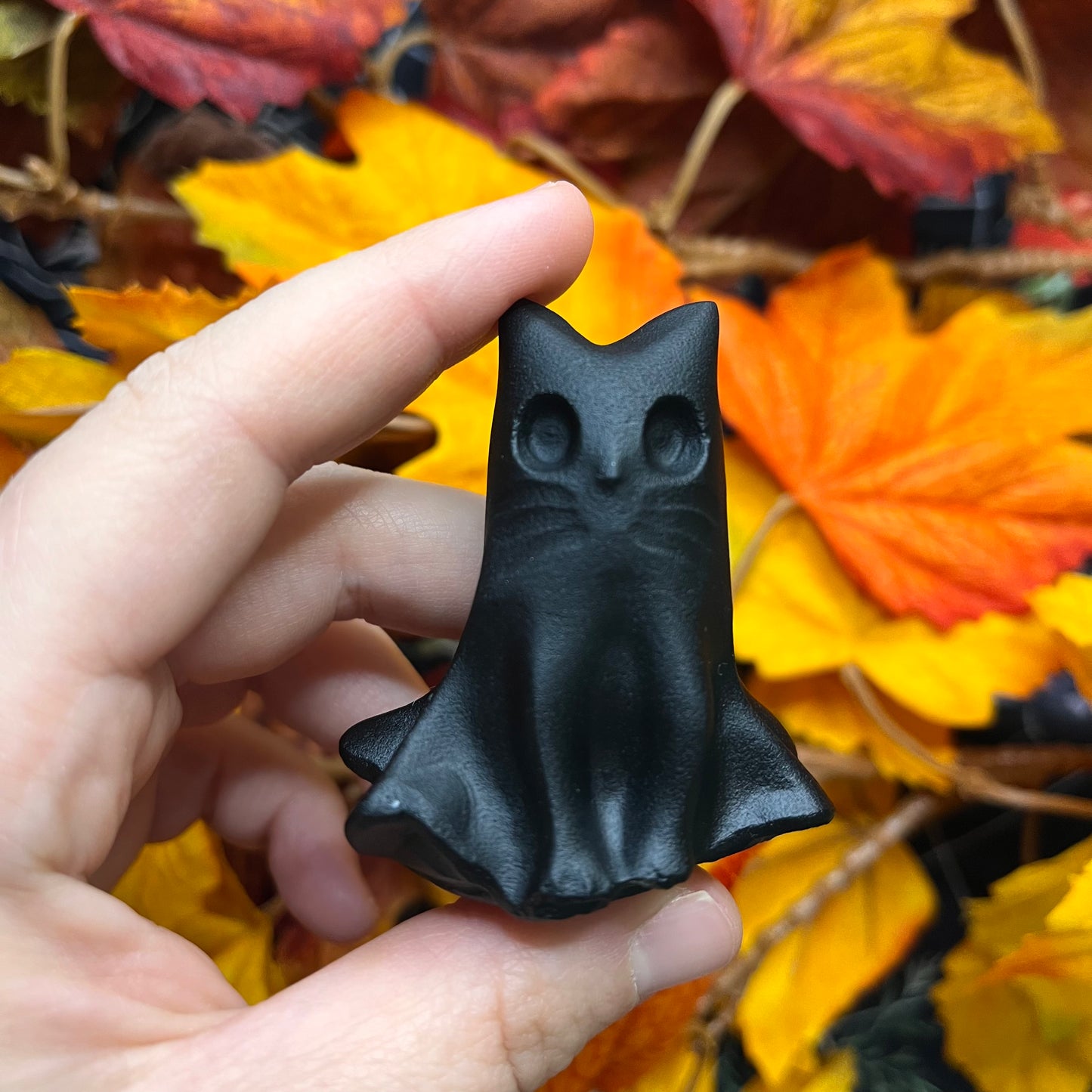 Gatto fantasma in ossidiana