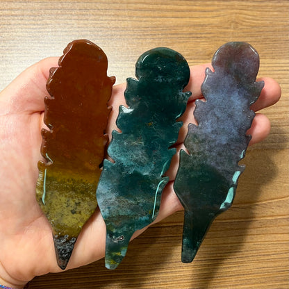 Piume in diaspro oceano