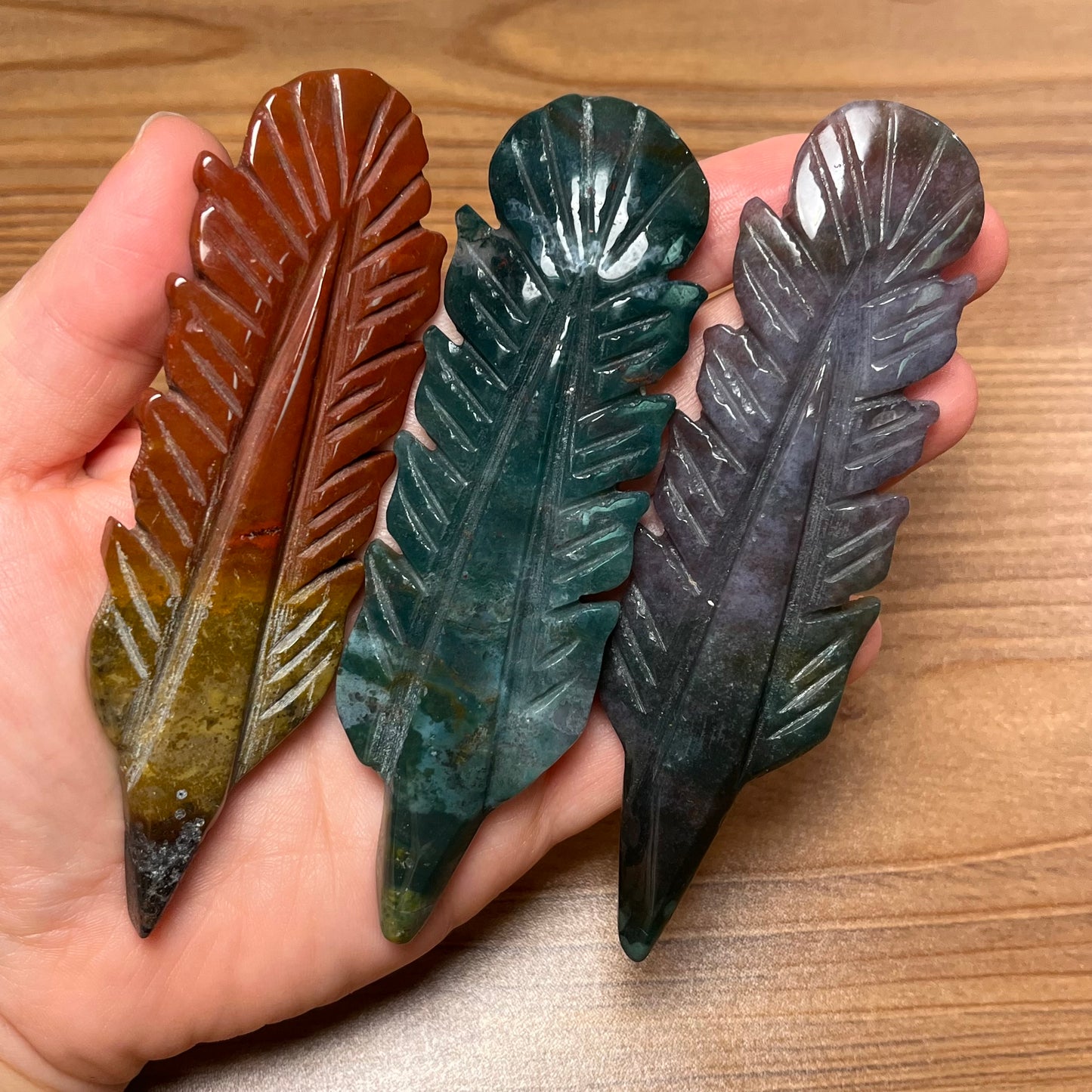 Piume in diaspro oceano