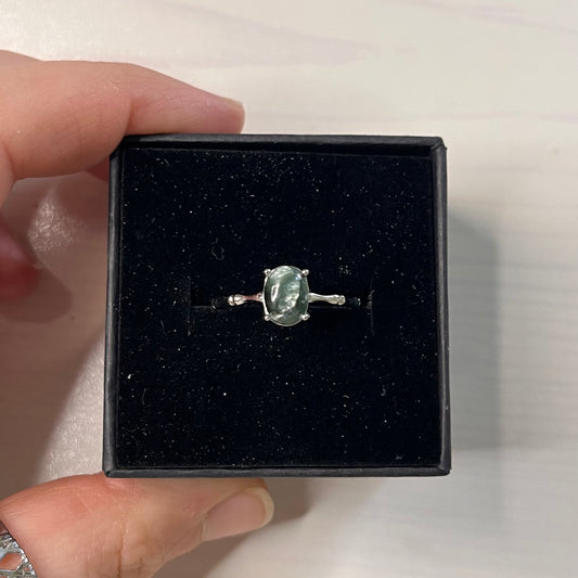 Anello in serafinite (rame placcato argento)